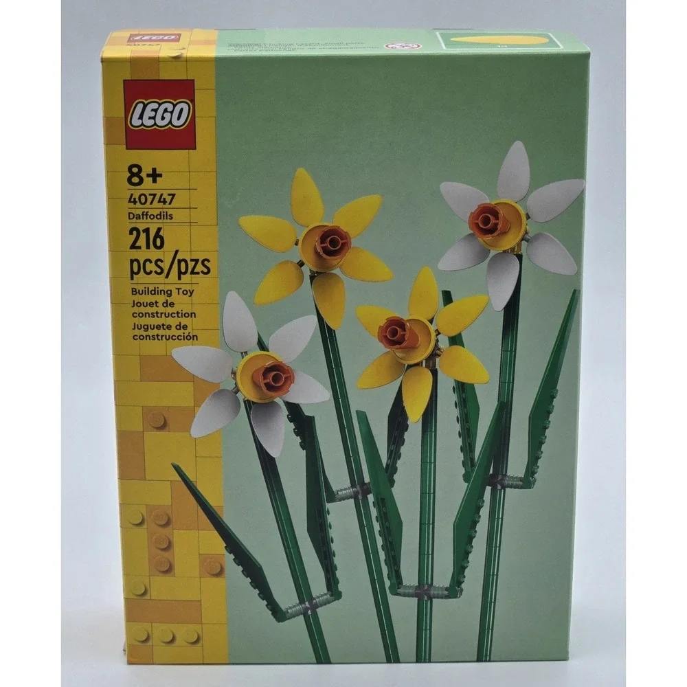 Lego 40747 Daffodils Botanical Collection Flower Building Set‎ New Sealed